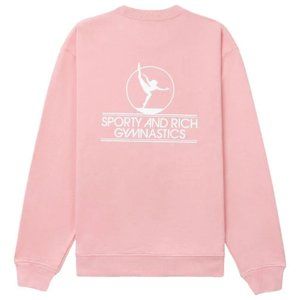 NWT Sporty & Rich Gymnastics Crewneck Sweatshirt